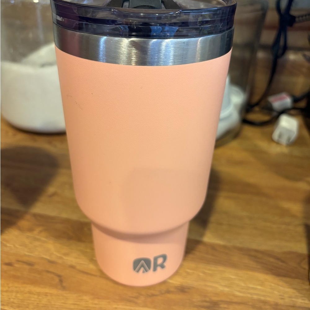 Pink Tumbler with Lid